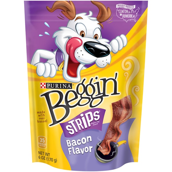 Beggin Strips Purina Beggin Strips Bacon Treats For Dog 6 oz 381112 Zoro